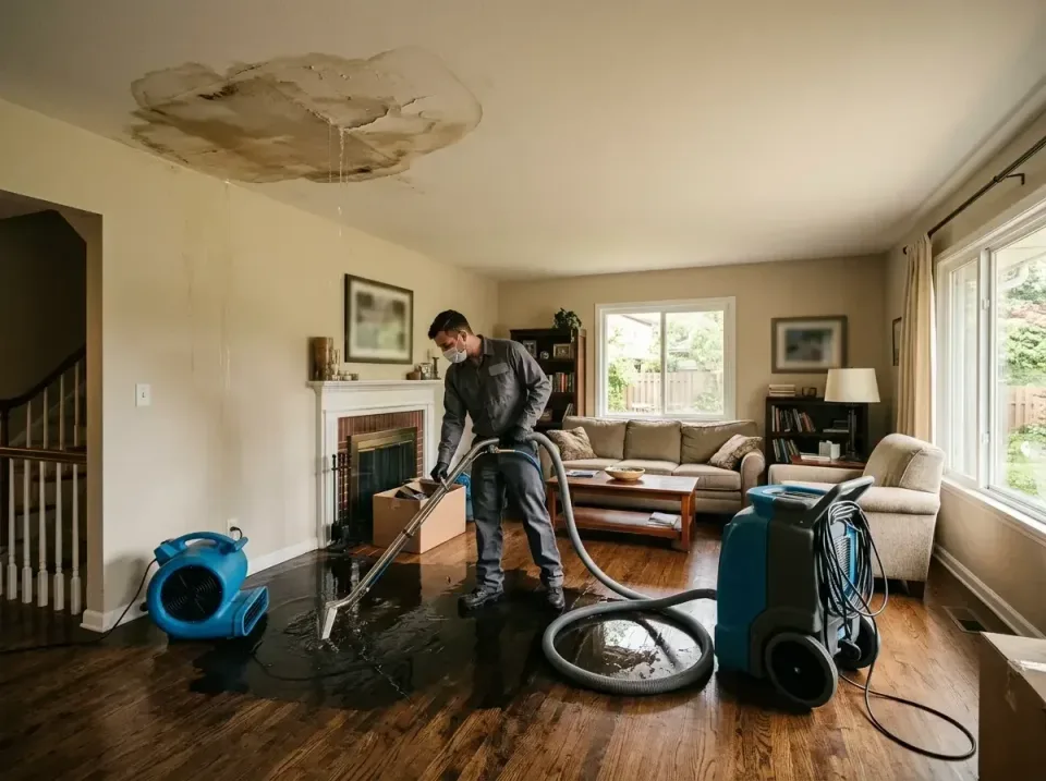 attic-pipe-burst-ceiling-drip-008 — frequently asked questions, Water Damage Restoration & Carpet Care in Bucyrus, OH
